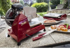 Affettatrice elettrica red line 250 acciaio colore rosso Berkel