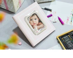 Album orsetto argento pvd con cornice portafoto rosa Selezione zanolli