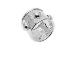 Anello aqua argento con borchie Selezione zanolli