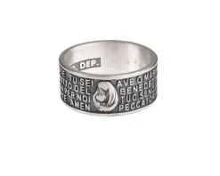 Anello argento con preghiera ave maria Selezione zanolli
