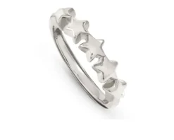 Anello armonica argento stelle Nomination