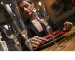 Anello chain argento con anelli martellati Selezione zanolli