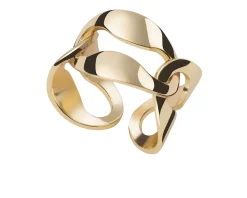Anello dinamica in bronzo dorato Unoaerre