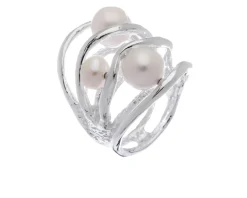 Anello giulia argento con perle Selezione zanolli