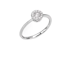 Anello oro 750‰ con diamanti Selezione zanolli
