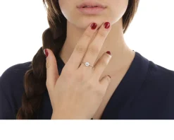 Anello oro 750‰ con diamanti Selezione zanolli