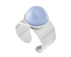 Anello seaside serenity vetro di murano bluino Murrina murano venezia