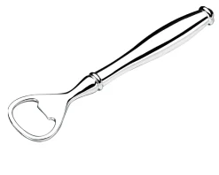 Apribottiglie classico elegance silver plated con ciuffo portaconfetti Selezione zanolli