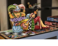 Arlecchino ballo in maschera dipinto a mano Tom's drag
