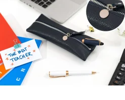 Astuccio piatto case pelle blue navy Selezione zanolli