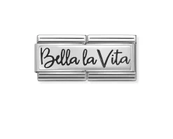 Bella la vita composable acciaio e argento Nomination