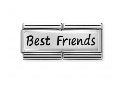 Best friends composable acciaio e argento Nomination