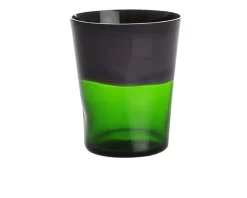 Bicchiere acqua dandy vetro di murano mirtillo verde pino Nasonmoretti