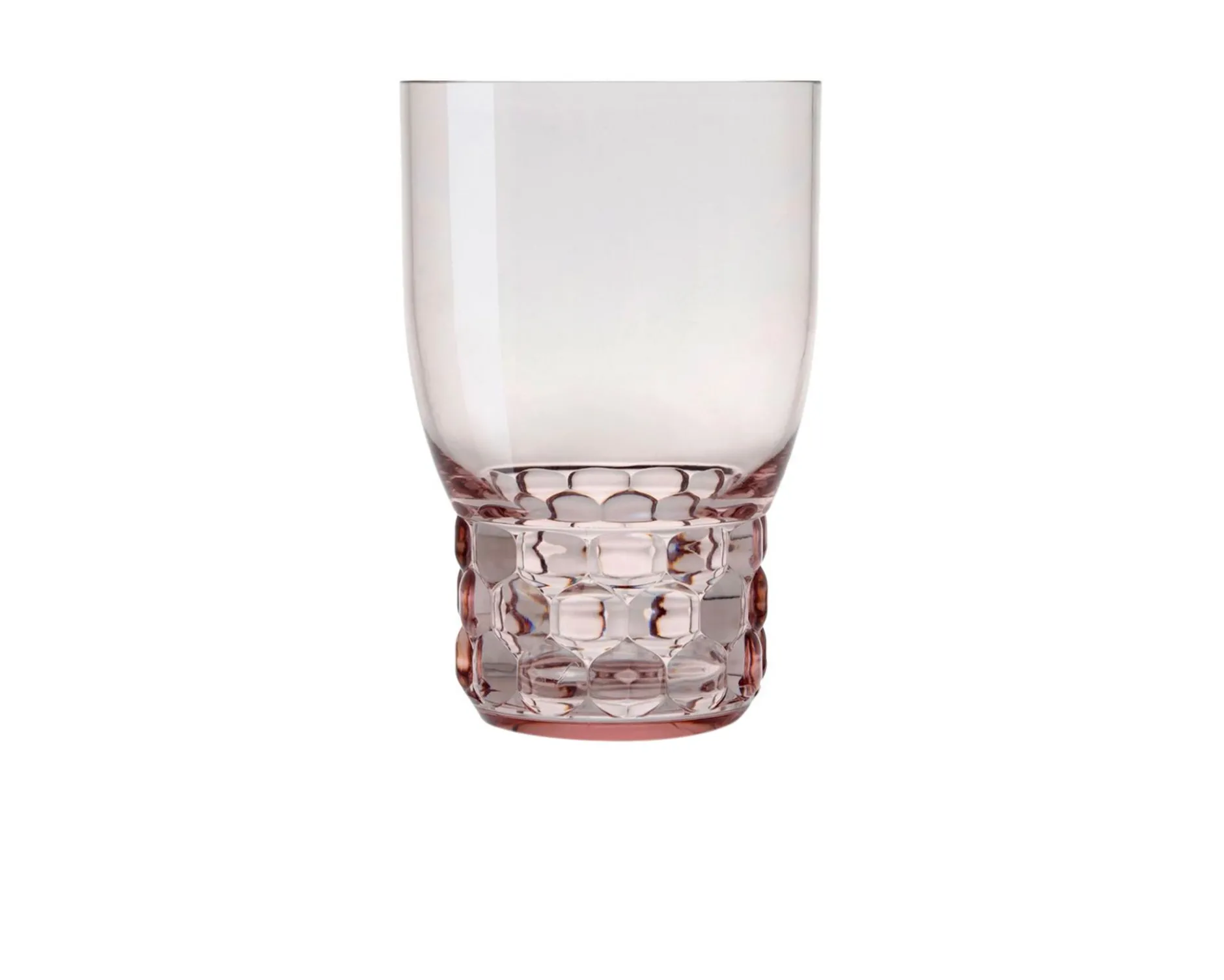 Bicchiere acqua jellies family colore rosa Kartell