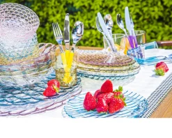 Bicchiere acqua jellies family colore rosa Kartell