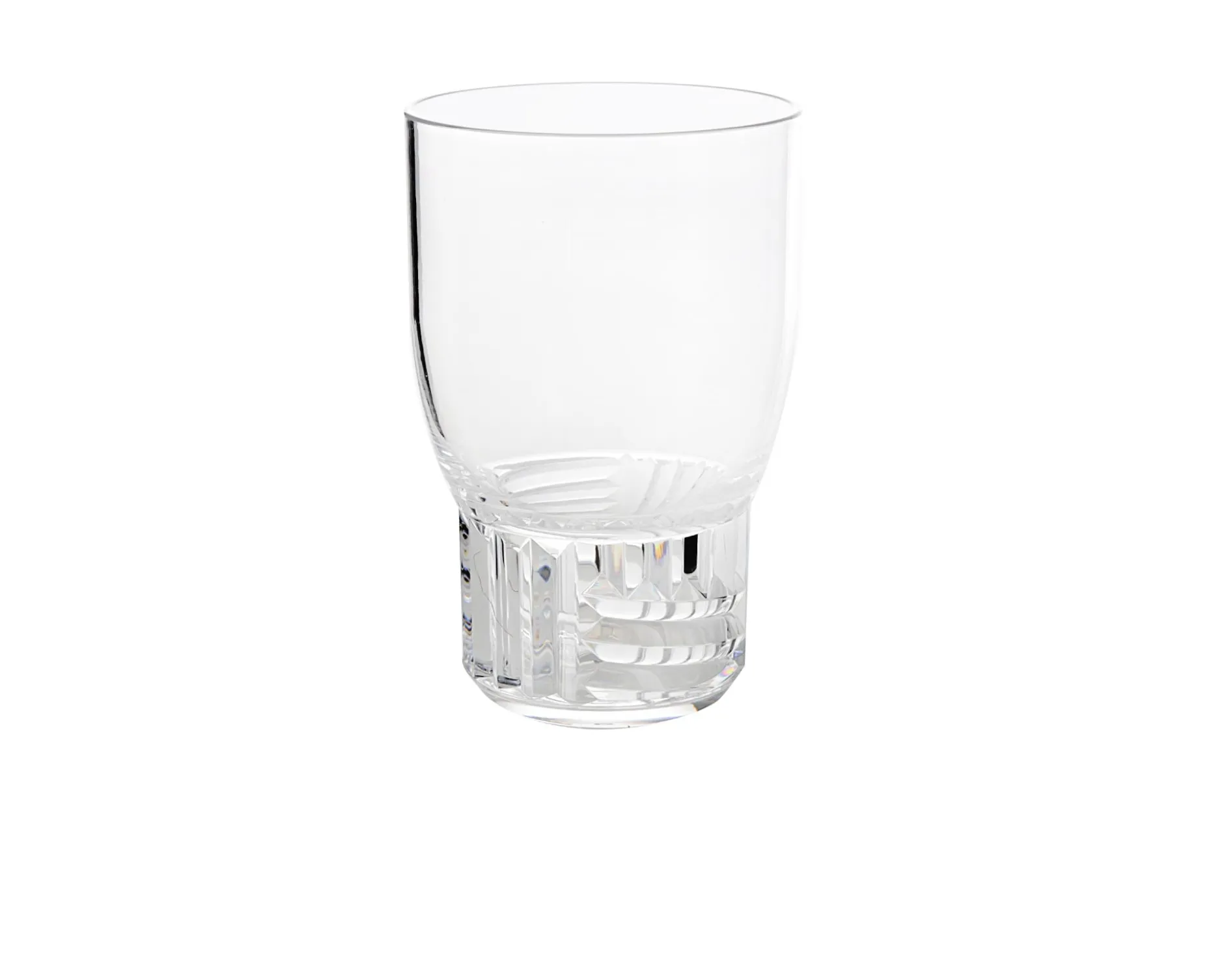 Bicchiere acqua trama colore cristallo Kartell
