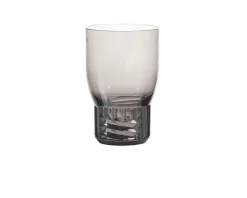 Bicchiere acqua trama colore fumè Kartell