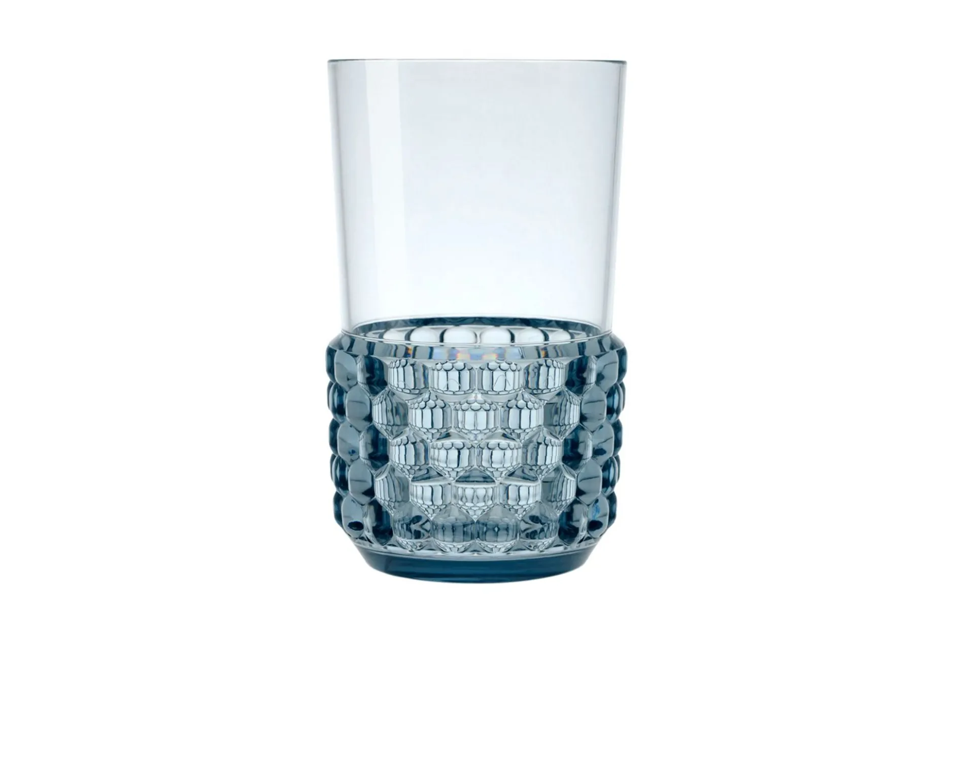 Bicchiere bibita jellies family colore azzurro Kartell