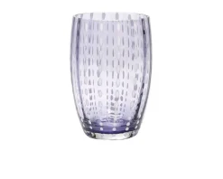 Bicchiere tumbler perle lavanda Zafferano