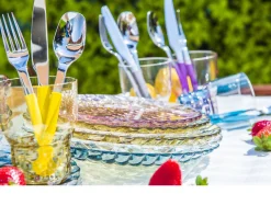 Bicchiere vino jellies family colore azzurro Kartell