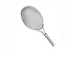Blasone tennis argento bilaminato Selezione zanolli