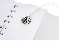 Block notes con ciondolo globo e scatola Selezione zanolli