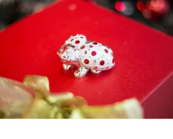 Bomboniera coccinella con pois rossi Selezione zanolli