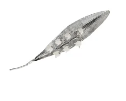 Bomboniera mughetto argento grande con campanelle bianche Selezione zanolli