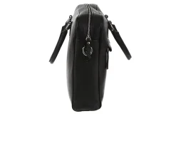 Borsa bowling slim pelle nera Selezione zanolli