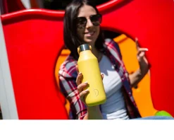 Bottiglia termica acciaio giallo polline Chilly's bottles