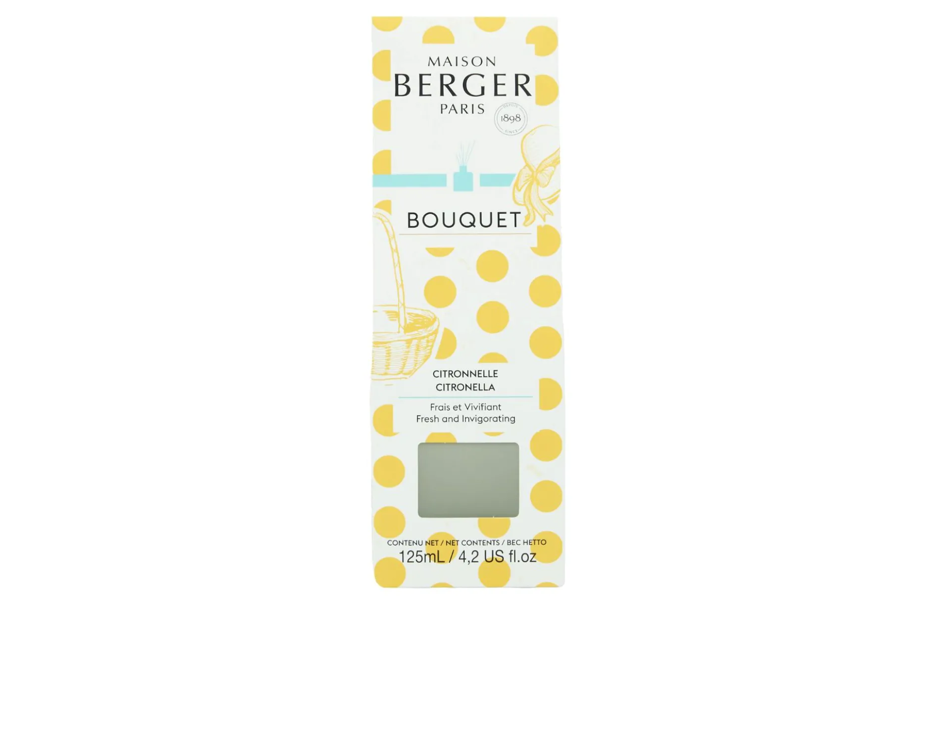 Bouquet profumatore cube alla fragranza citronella Maison berger paris