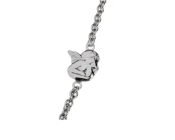 Bracciale angelo oro 750‰ con piastrina rettangolare Selezione zanolli