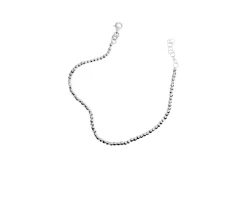 Bracciale argento a palline diamantate regolabile Selezione zanolli