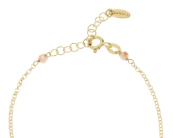 Bracciale argento dorato con cristalli brown e stella centrale Selezione zanolli