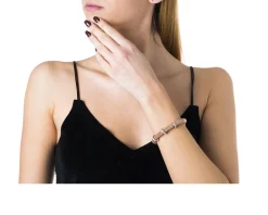 Bracciale argento e 3 anelli con zirconi bianchi Selezione zanolli