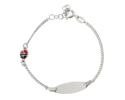 Bracciale bimba argento coccinella Selezione zanolli
