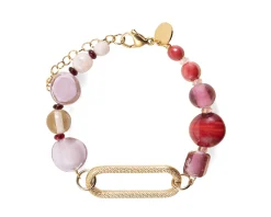 Bracciale breeze vetro di murano rosa Murrina murano venezia