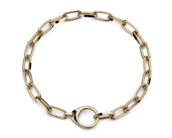 Bracciale classica in bronzo dorato Unoaerre