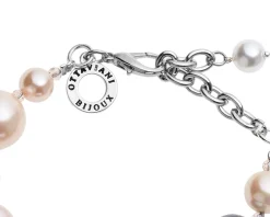 Bracciale con agata, perle e diaspro Ottaviani
