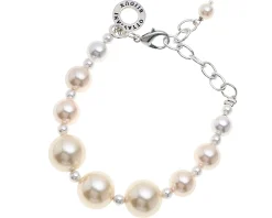 Bracciale con perle bianche e rosate Ottaviani