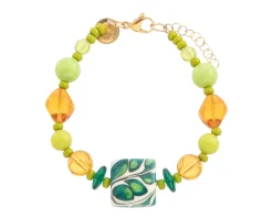 Bracciale coral bay vetro di murano verde Murrina murano venezia