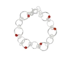 Bracciale dafne argento e corniola Selezione zanolli