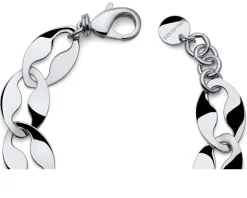 Bracciale dinamica in bronzo bianco Unoaerre