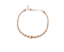 Bracciale pure argento con palline degradè rosè Sovrani