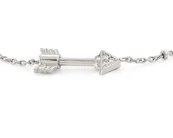 Bracciale seimia argento freccia corta e zirconi Nomination
