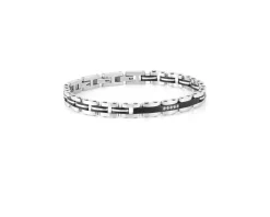Bracciale strong acciaio con zirconi Nomination