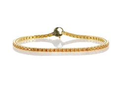 Bracciale tennis argento zirconi arancio Selezione zanolli