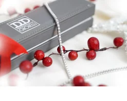 Bracciale tennis oro 750‰ e diamanti ct. 3.00 Davite & delucchi