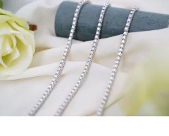 Bracciale tennis oro 750‰ e diamanti ct. 3.00 Davite & delucchi