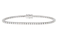 Bracciale tennis oro 750‰ e diamanti ct. 1.50 Davite & delucchi
